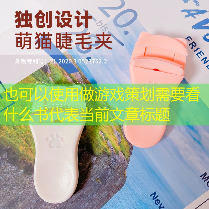 做游戏策划需要看什么书